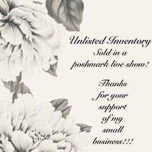 Unlisted Inventory SOLD in a LIVE Posh SHOW!